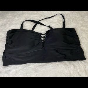 Torrid Black Wireless Bikini Top